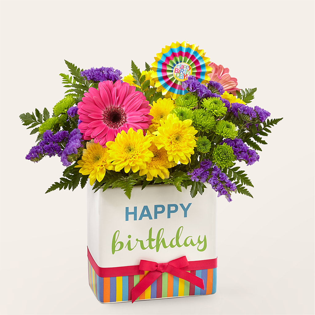 Birthday Brights Bouquet – Abc Florist, Mullens WV