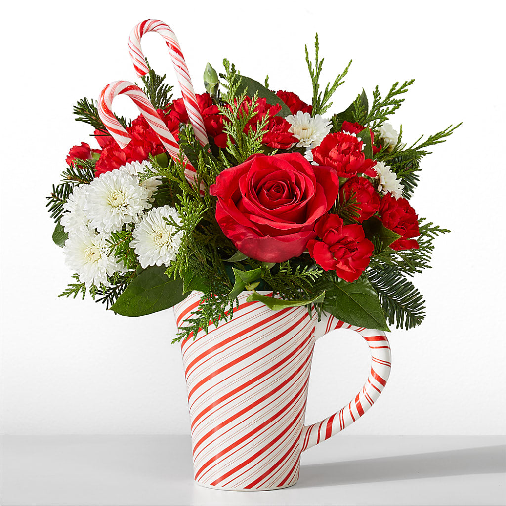 Peppermint Swirl Mug – Abc Florist, Mullens WV