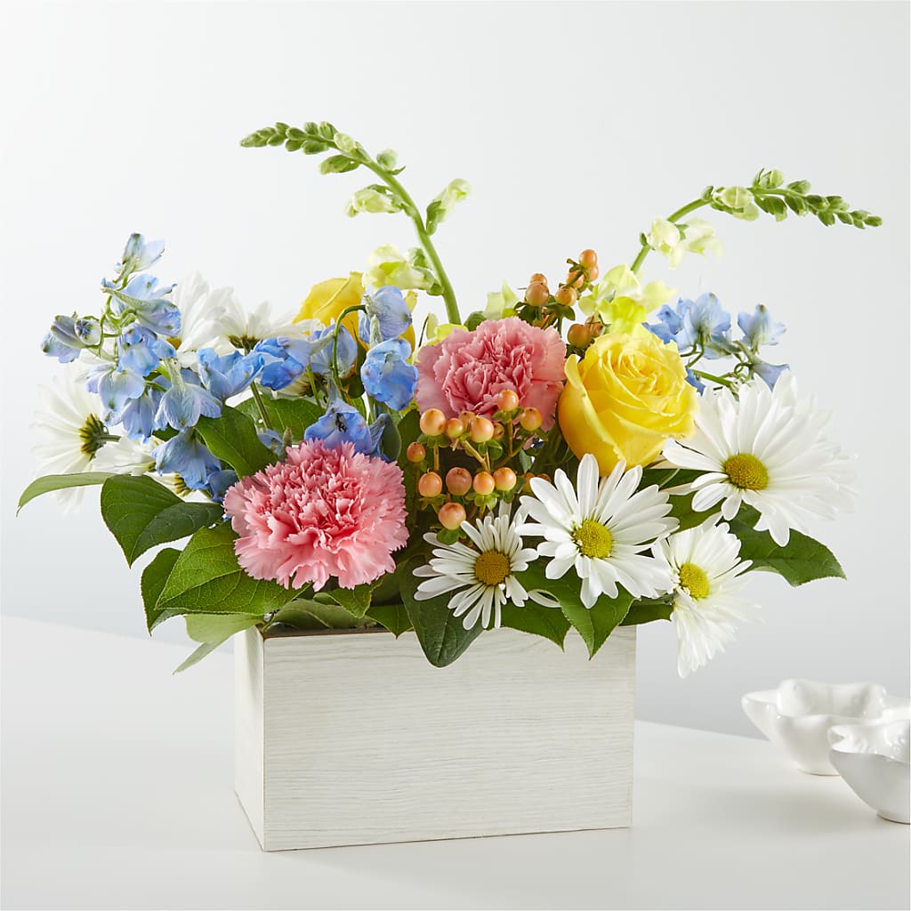 Sun Salutation Box Bouquet – Abc Florist, Mullens WV