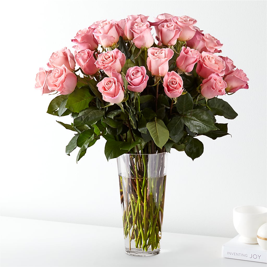 Long Stem Pink Rose Bouquet – Abc Florist, Mullens WV