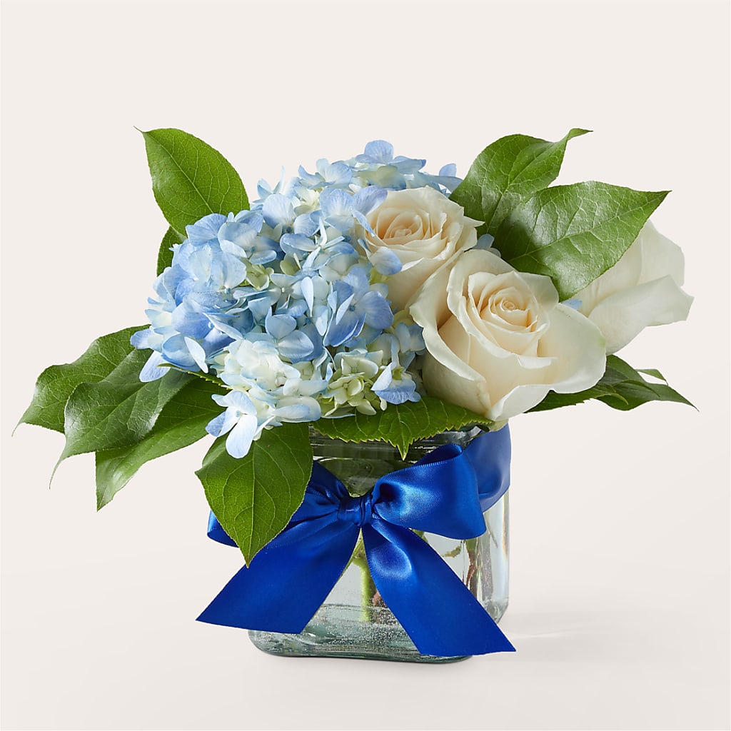 Sky Blue Delight Bouquet – Abc Florist, Mullens WV