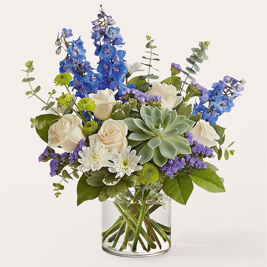 Cerulean Waves Bouquet – Abc Florist, Mullens WV