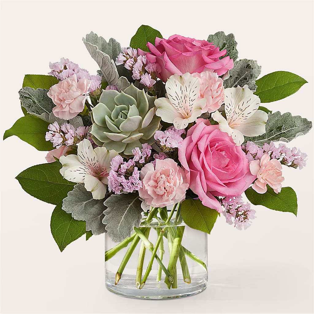 Dusty Rose Bouquet – Abc Florist, Mullens WV
