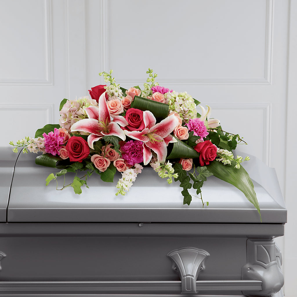 Splendid Grace Casket Spray – Abc Florist, Mullens WV