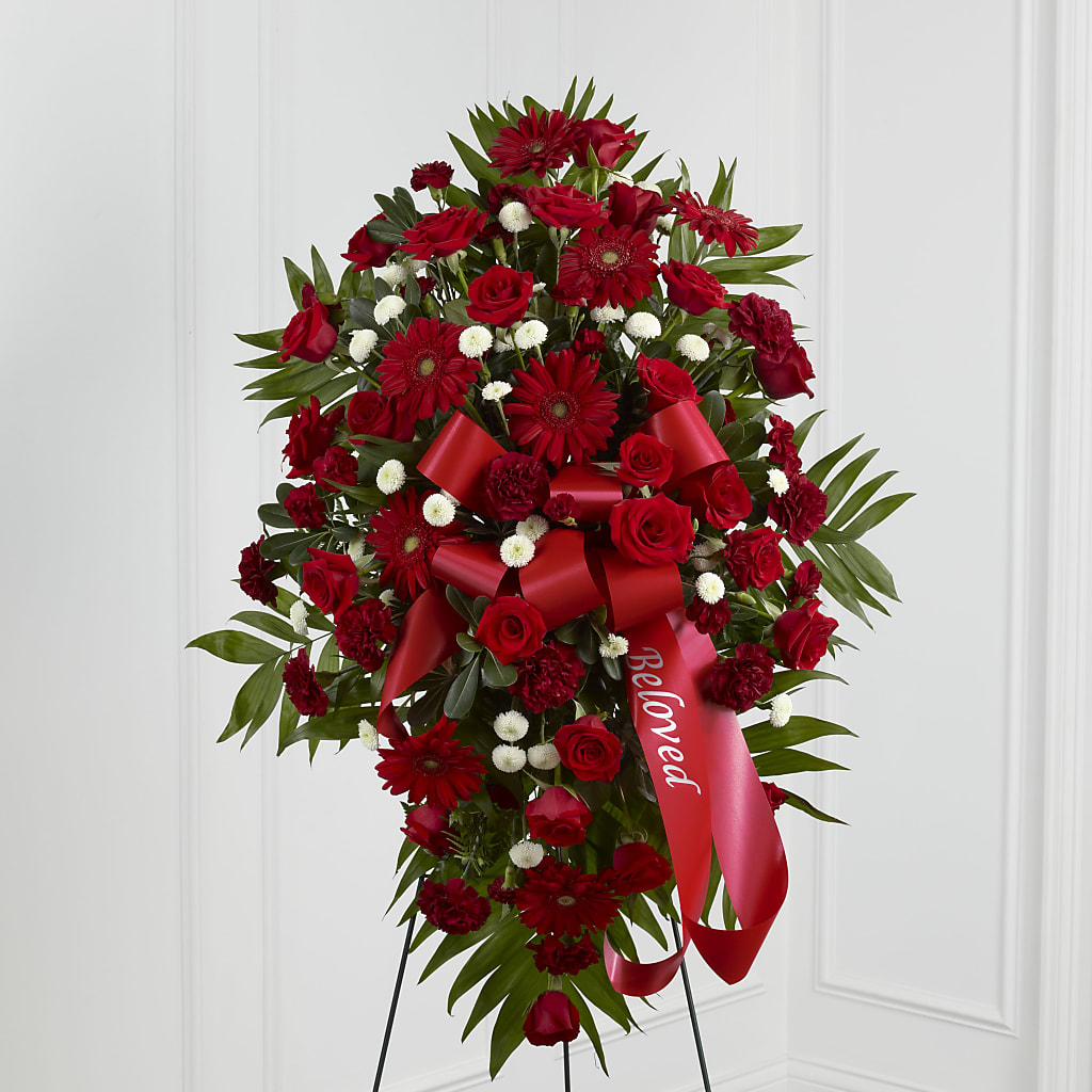 Treasured Memories Standing Spray – Abc Florist, Mullens WV