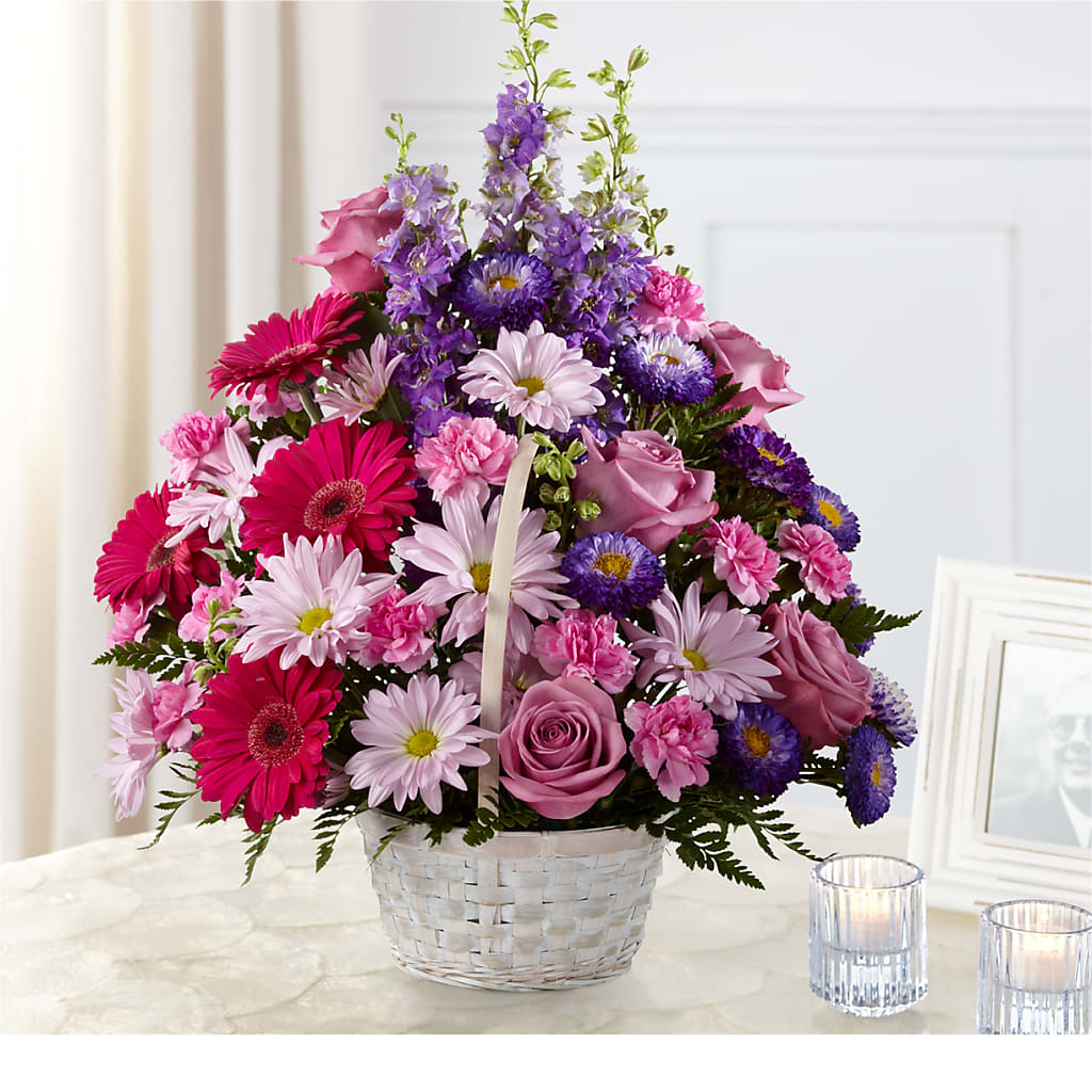 Pastel Peace Basket – Abc Florist, Mullens WV