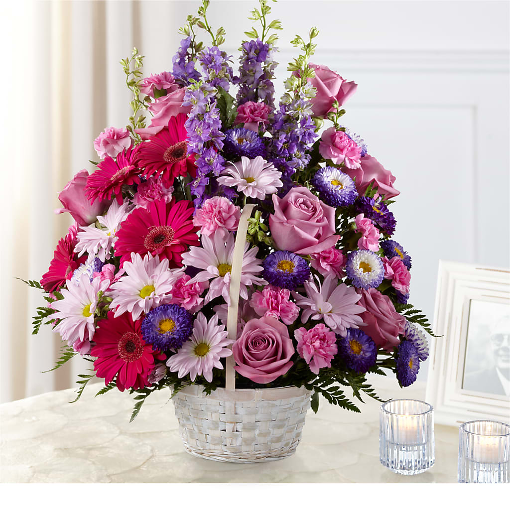 Pastel Peace Basket – Abc Florist, Mullens WV
