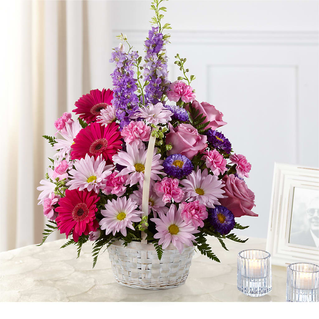 Pastel Peace Basket – Abc Florist, Mullens WV