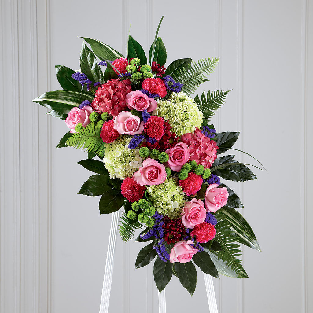 Refreshing Mix Standing Spray – Abc Florist, Mullens WV