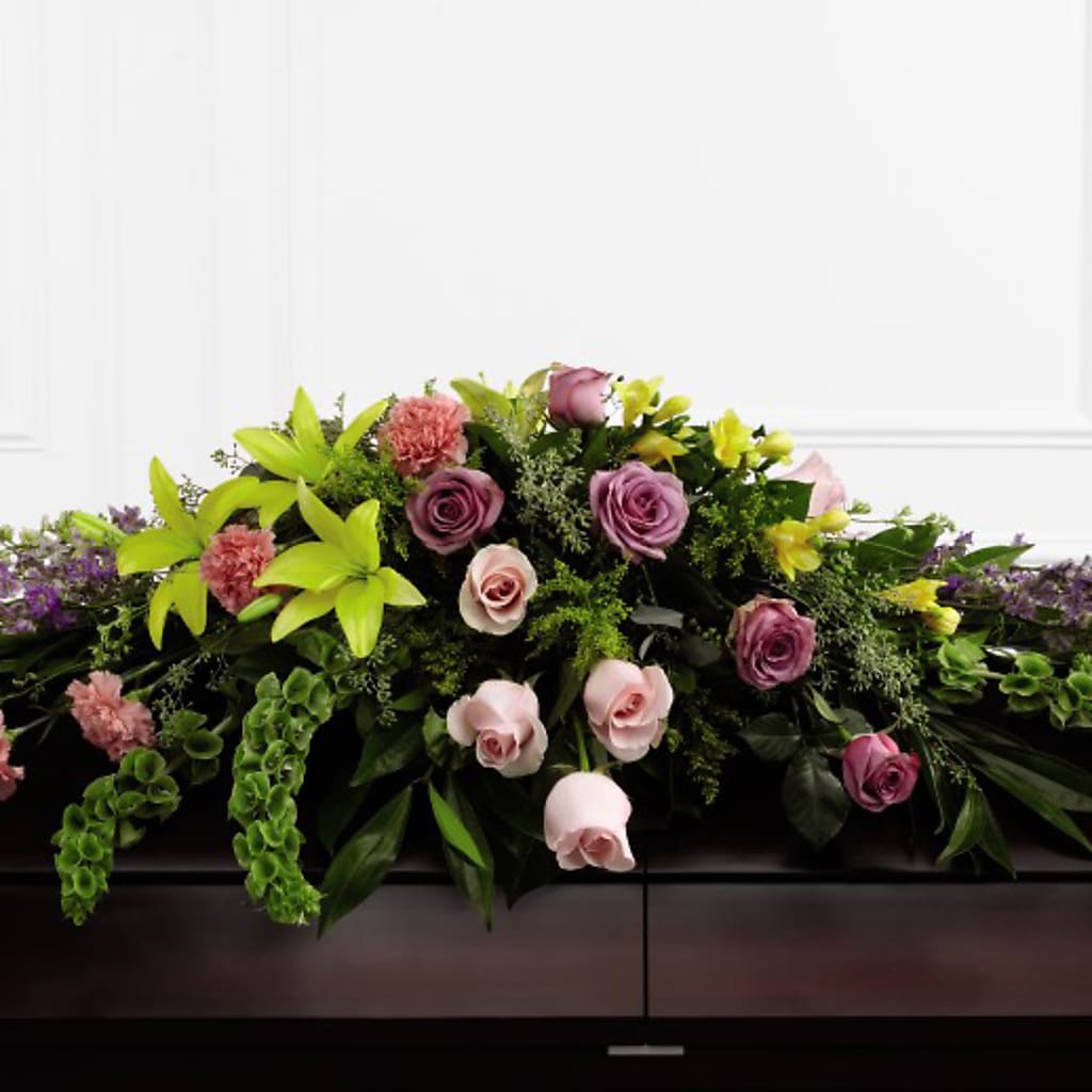 Forever Beloved Casket Spray – Abc Florist, Mullens WV