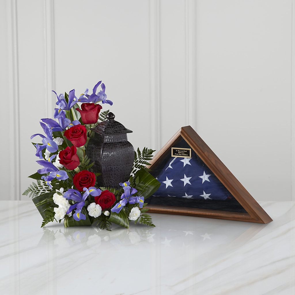 Patriotic Tribute Arrangement – Abc Florist, Mullens WV