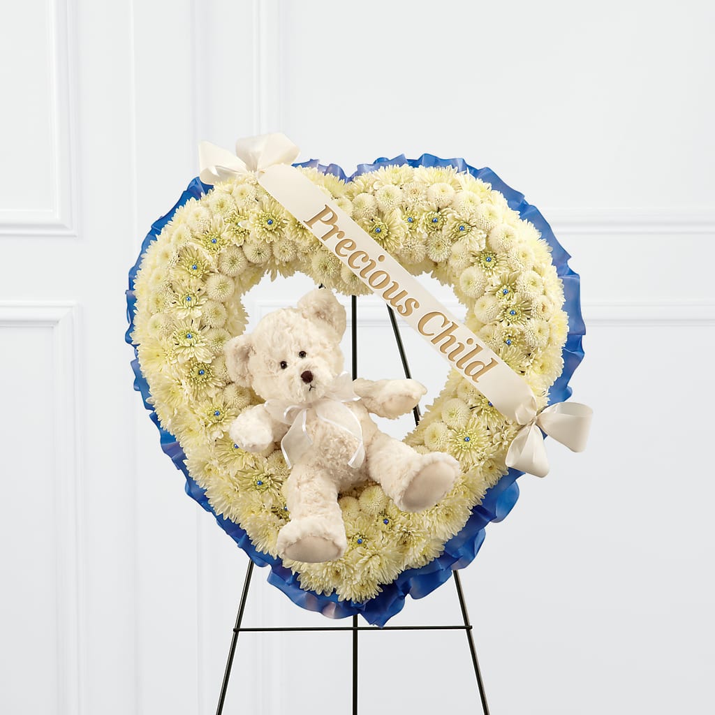 Precious Child Standing Heart – Abc Florist, Mullens WV