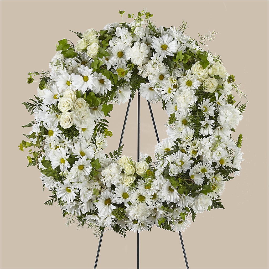 Faithful Wishes Wreath – Abc Florist, Mullens WV