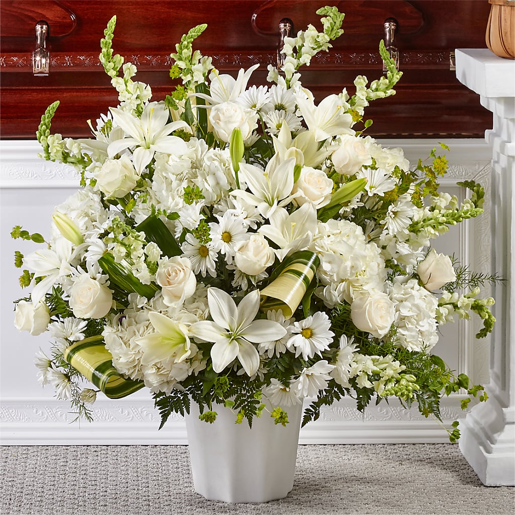 Thoughts of Tranquility Floor Basket – Abc Florist, Mullens WV