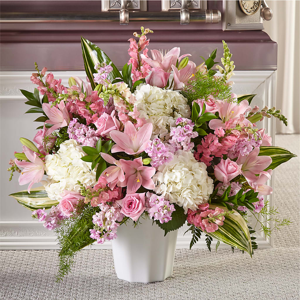 Simply Serene Floor Basket – Abc Florist, Mullens WV