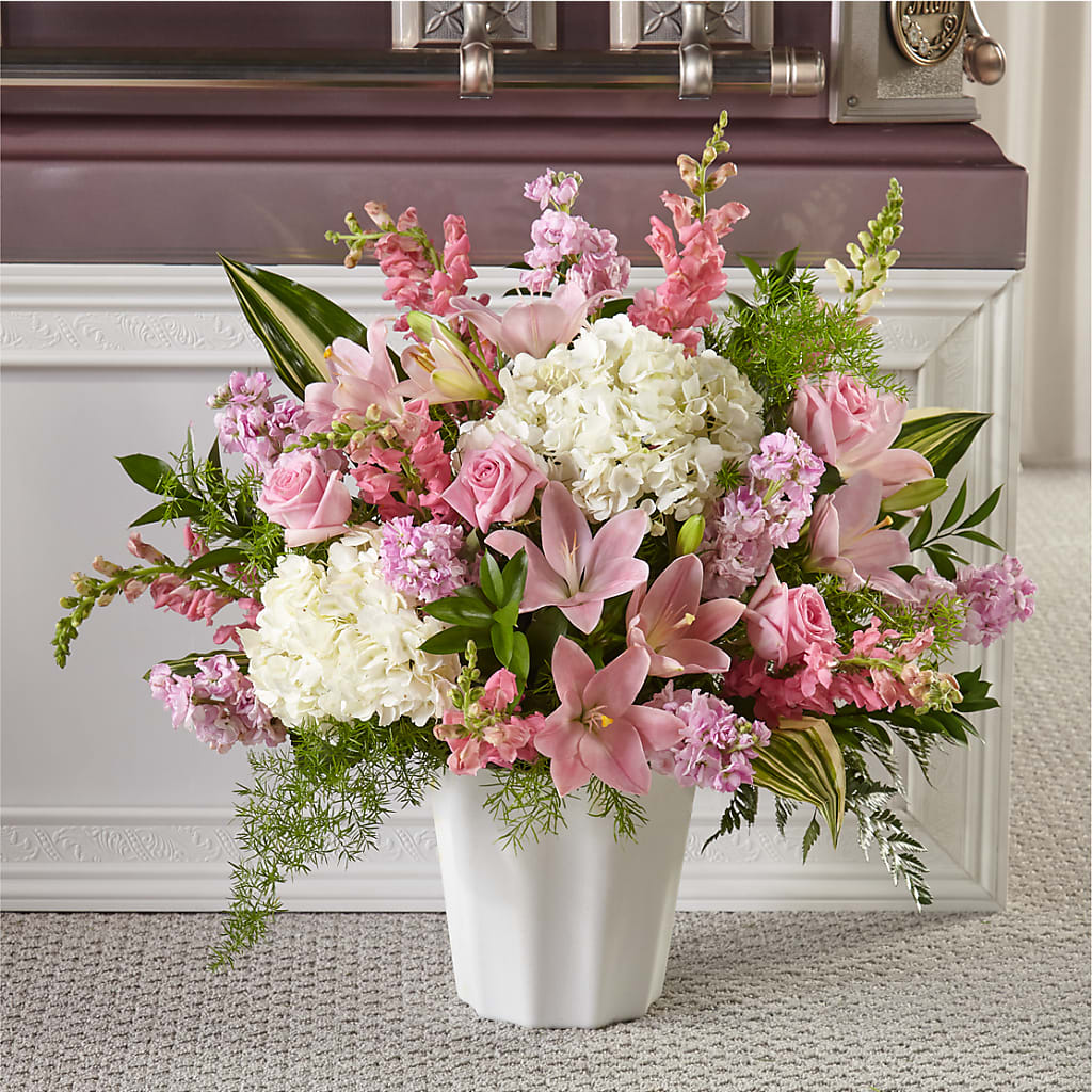 Simply Serene Floor Basket – Abc Florist, Mullens WV
