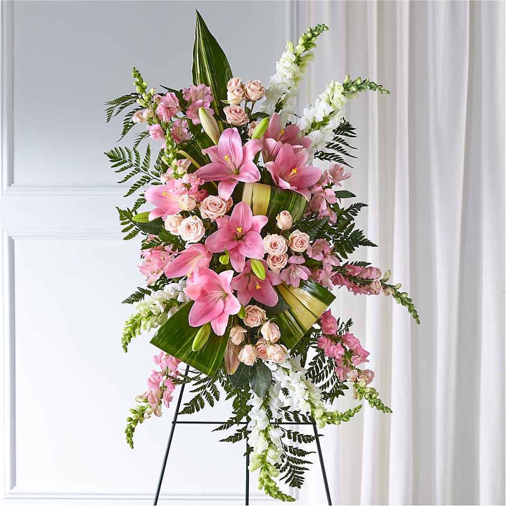 Elegant Embrace Standing Spray – Abc Florist, Mullens WV