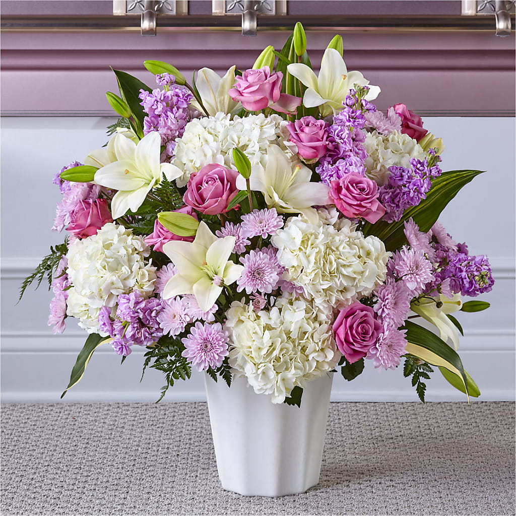 Heaven Sent Floor Basket – Abc Florist, Mullens WV
