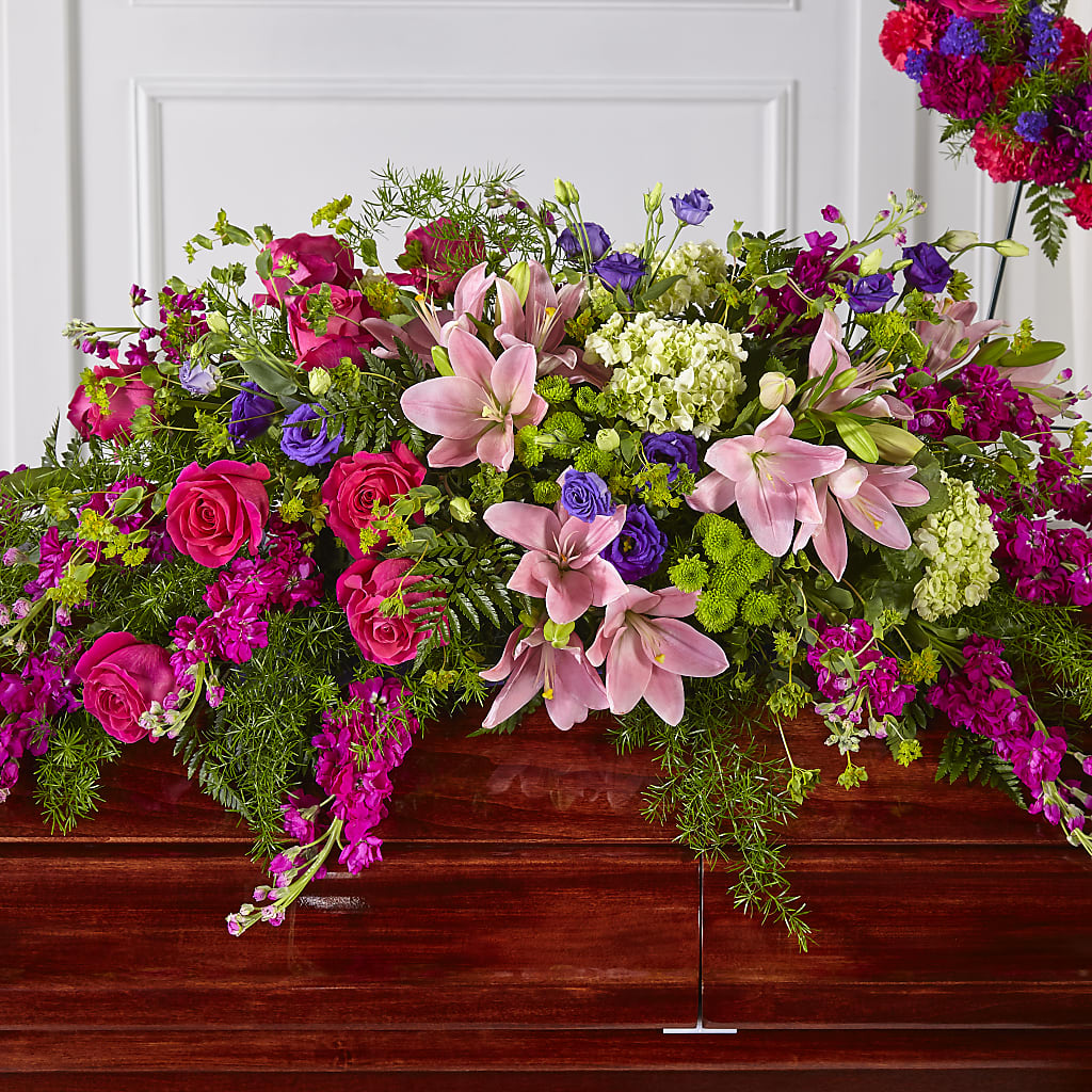 Radiant Tribute Casket Spray – Abc Florist, Mullens WV