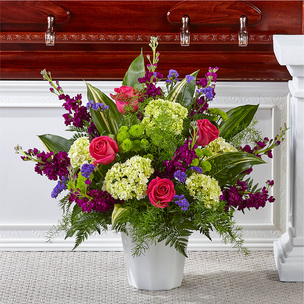 Beautiful Horizons Floor Basket – Abc Florist, Mullens WV