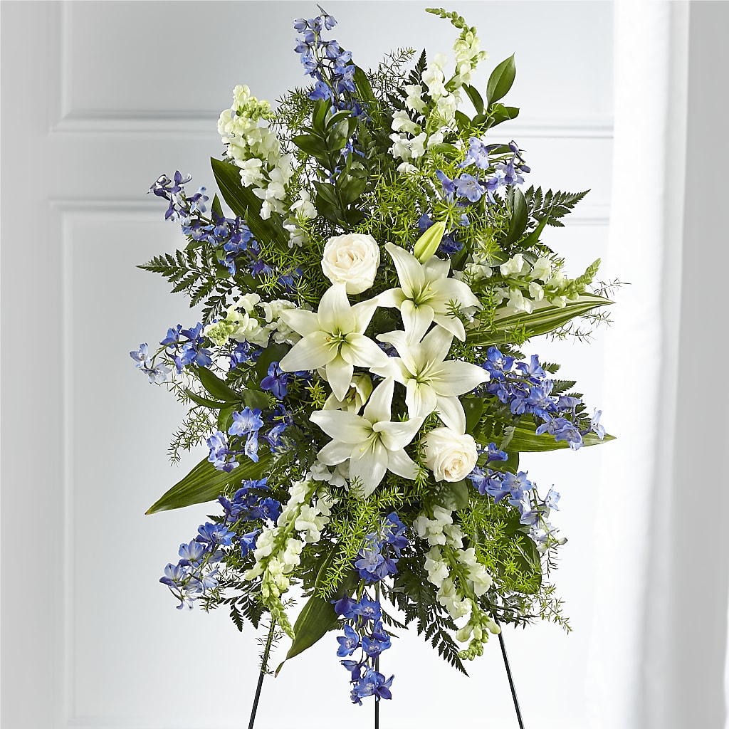 Faithful Friend Standing Spray – Abc Florist, Mullens WV