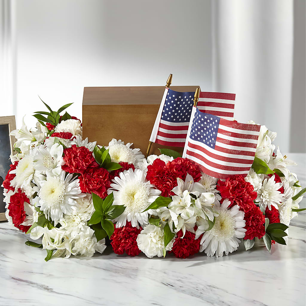 Spirit of Patriotism Cremation Adornment – Abc Florist, Mullens WV