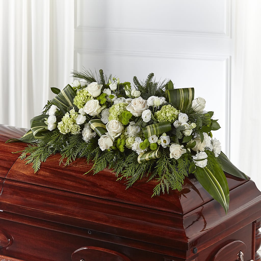 Hopeful Gesture Casket Spray – Abc Florist, Mullens WV
