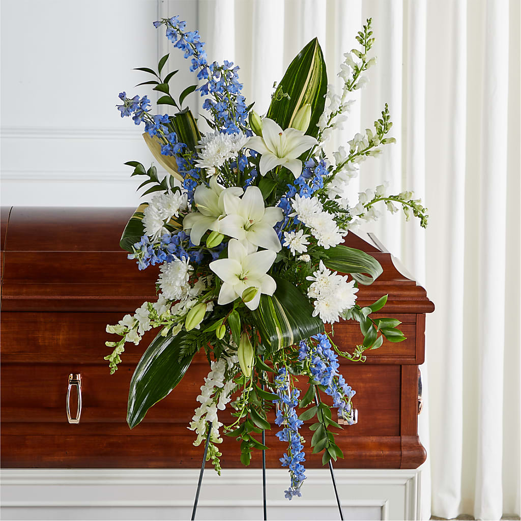 Eternal Impressions Standing Spray – Abc Florist, Mullens WV