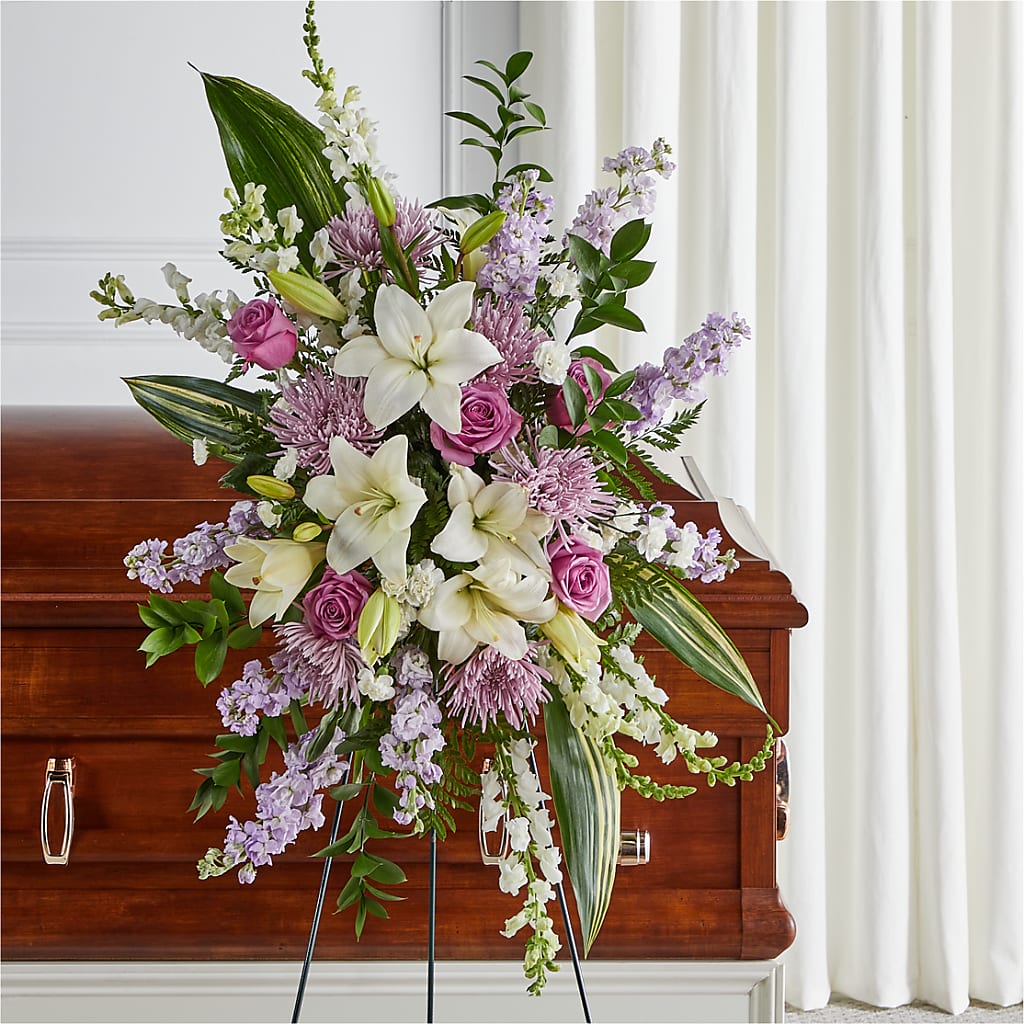 Grateful Hearts Standing Spray – Abc Florist, Mullens WV