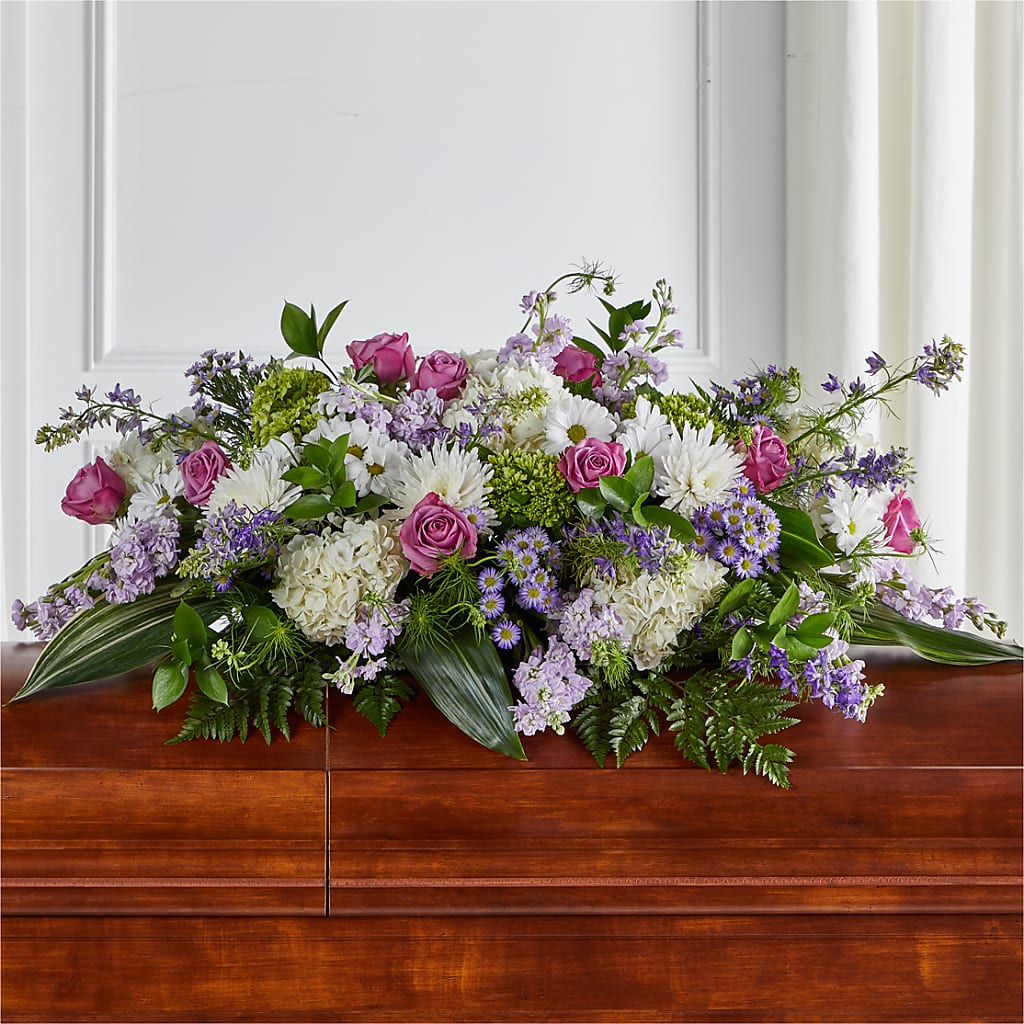 Meadows of Serenity Casket Spray – Abc Florist, Mullens WV