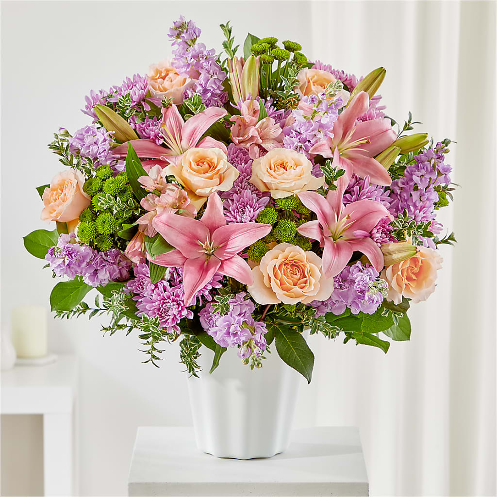 Supportive Embrace Tabletop Basket – Abc Florist, Mullens WV