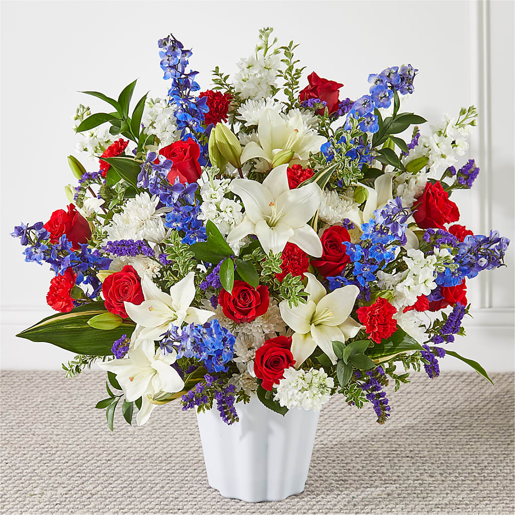 Consoled Floor Basket – Abc Florist, Mullens WV