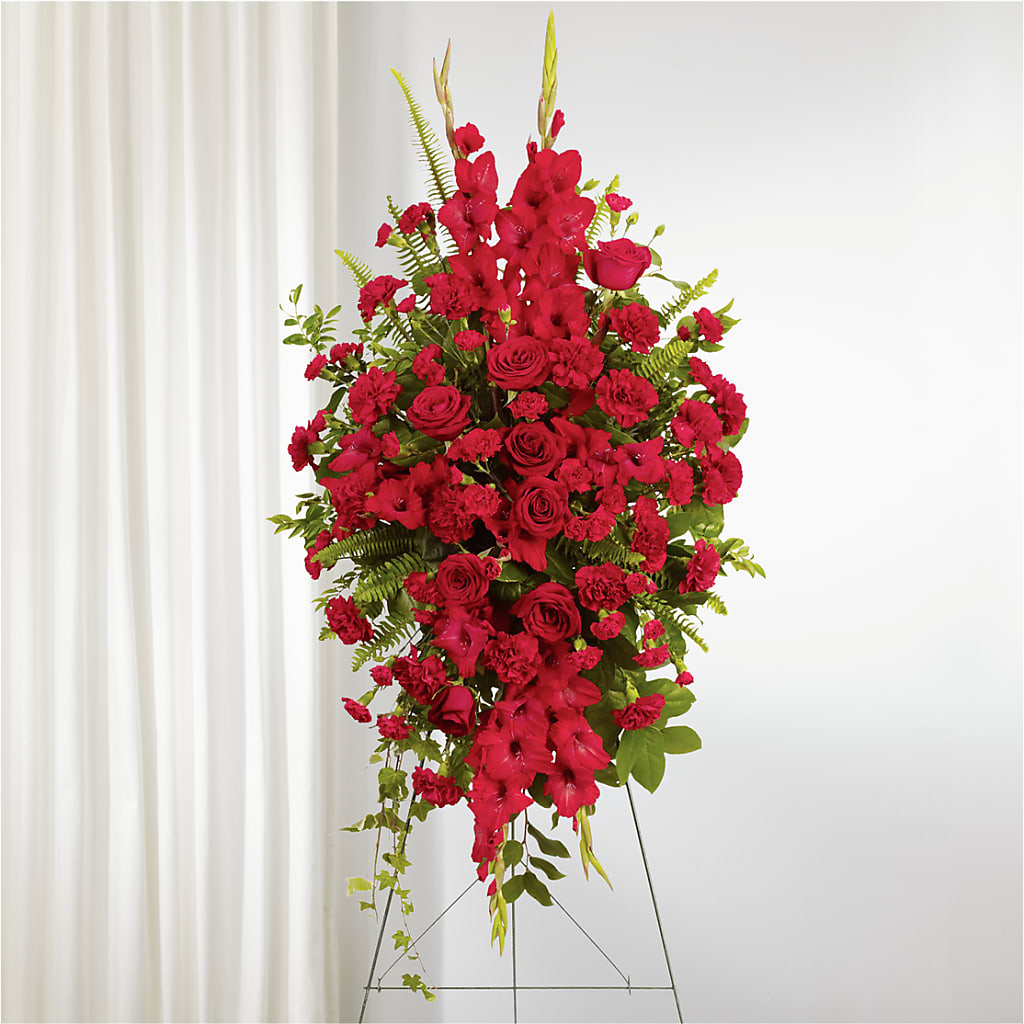 From the Heart Standing Spray – Abc Florist, Mullens WV