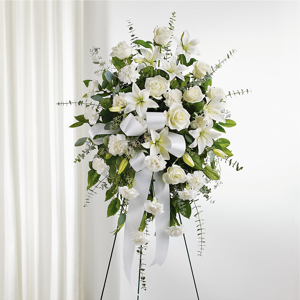 With Care Standing Spray – Abc Florist, Mullens WV