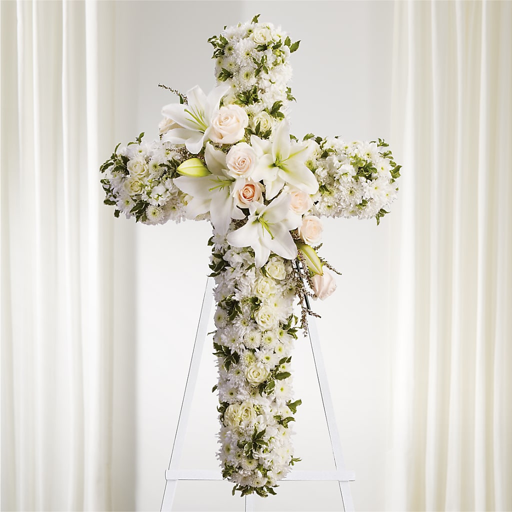 Spiritual Guidance Standing Spray – Abc Florist, Mullens WV