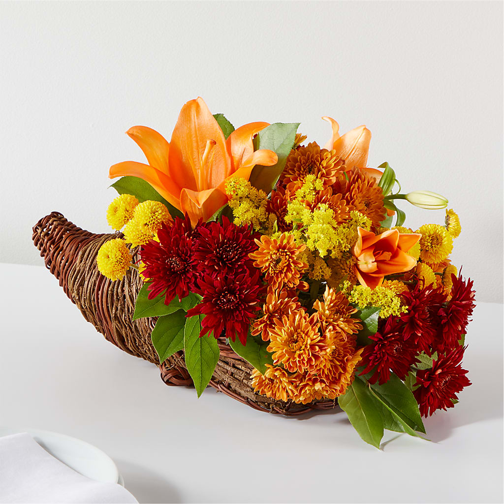 Bouquet of Blessings Cornucopia – Abc Florist, Mullens WV