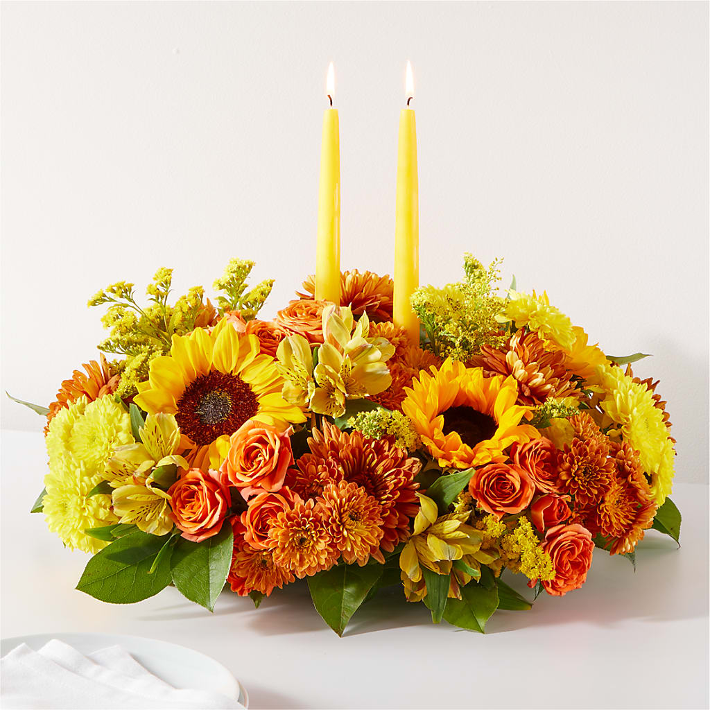 Autumn Harmony Centerpiece – Abc Florist, Mullens WV