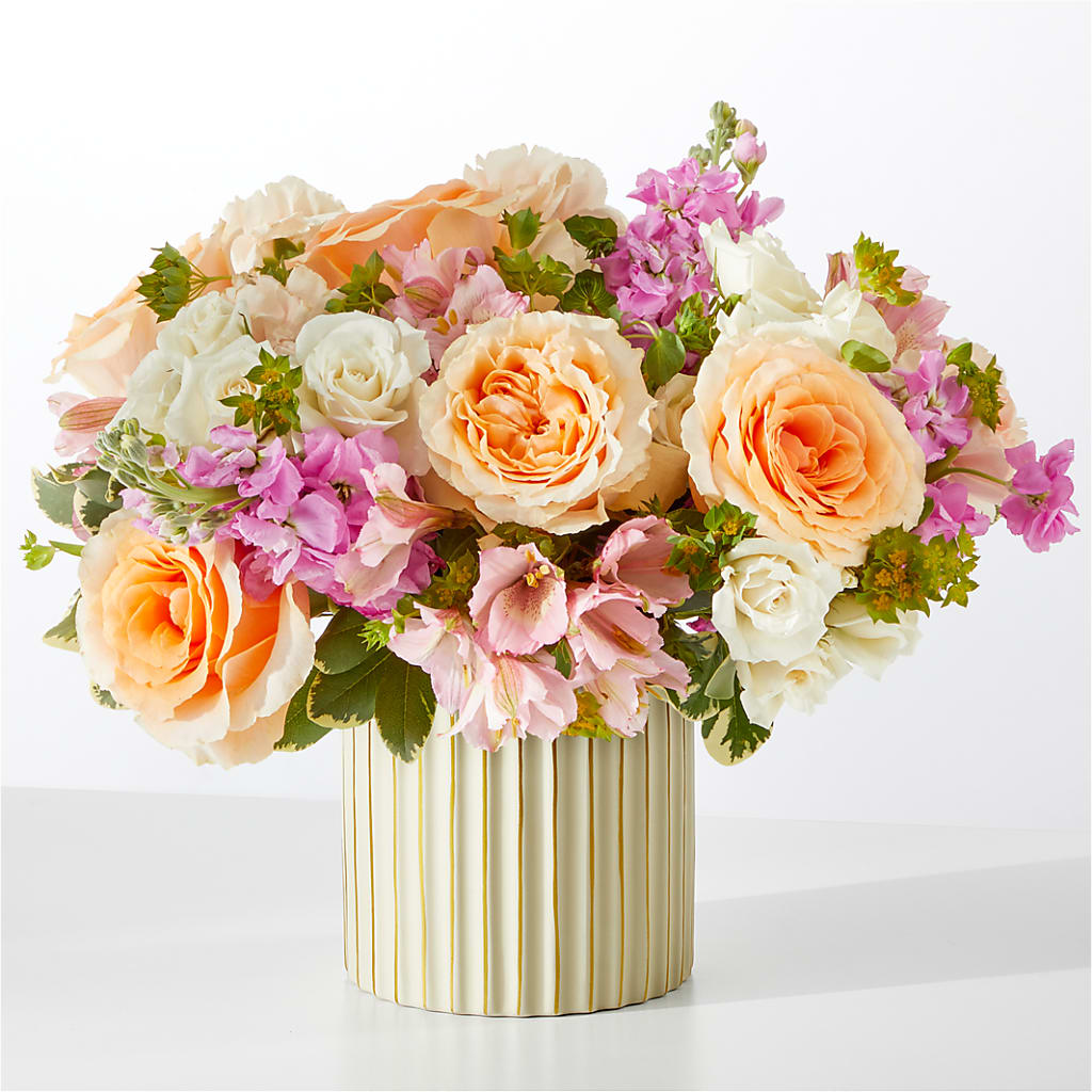 Paradise Bouquet with Ivory Vase – Abc Florist, Mullens WV
