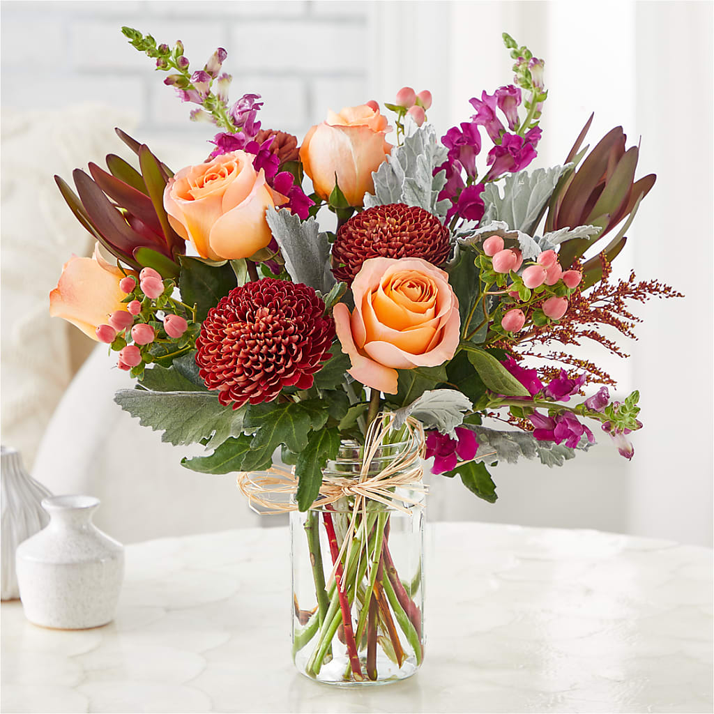 Moody Hues Bouquet – Abc Florist, Mullens WV