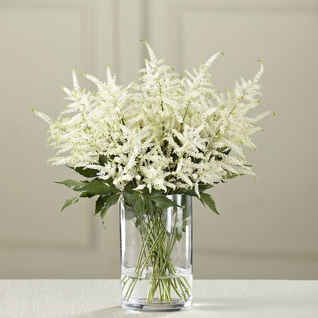 White Astilbe Bouquet – Abc Florist, Mullens WV