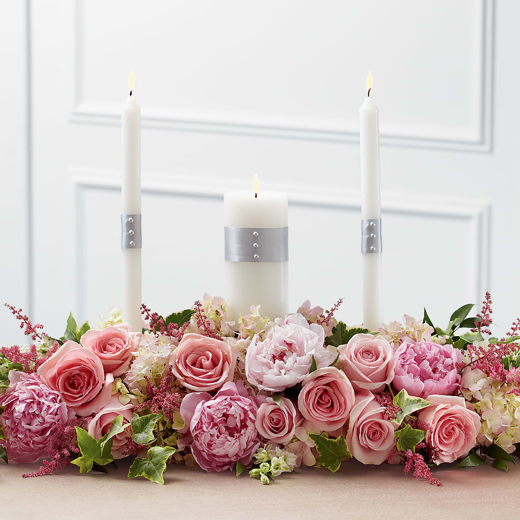 Worldwide Romance Unity Candle Arrangement – Abc Florist, Mullens WV