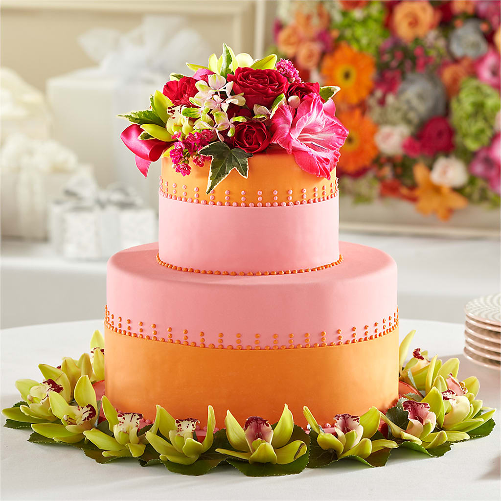 Sweet Citrus Cake Decor – Abc Florist, Mullens WV