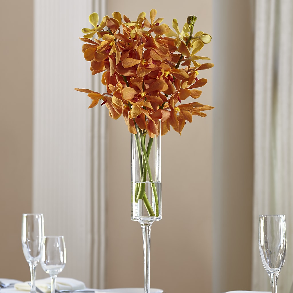 Orange Mokara Bouquet – Abc Florist, Mullens WV