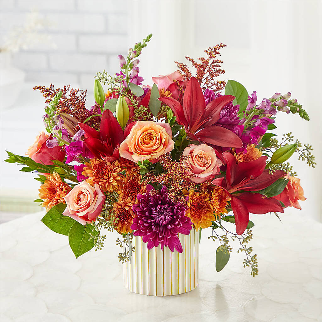 Burgundy Landscape Bouquet –  Abc Florist, Mullens WV