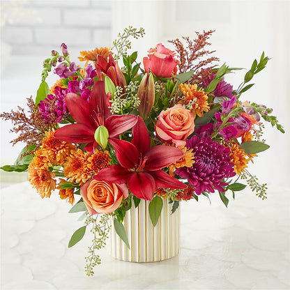 Burgundy Landscape Bouquet –  Abc Florist, Mullens WV