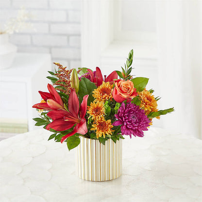 Burgundy Landscape Bouquet –  Abc Florist, Mullens WV