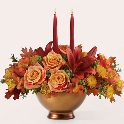 Harvest Table Centerpiece –  Abc Florist, Mullens WV
