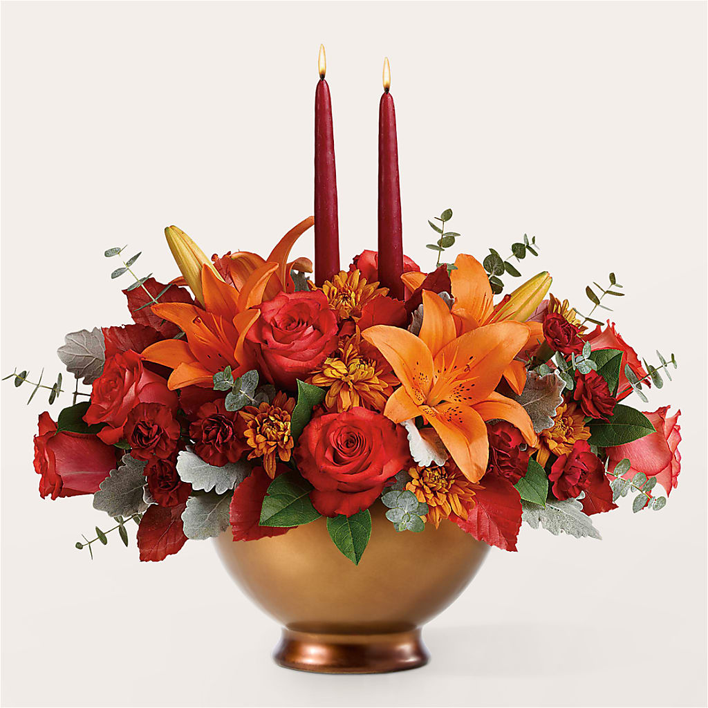 Fruits of Fall Centerpiece –  Abc Florist, Mullens WV