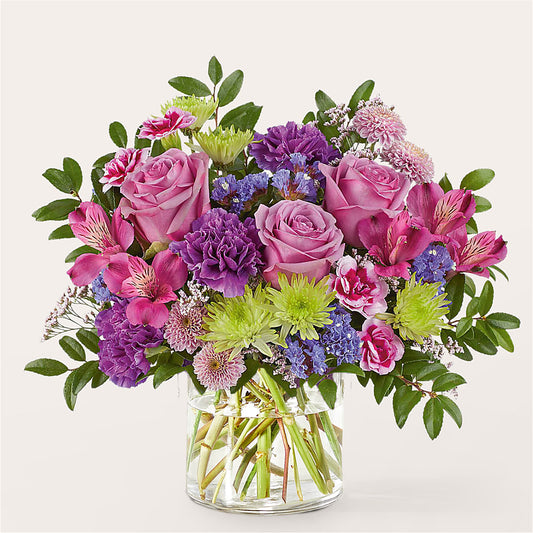 Glass Half Full Bouquet –  Abc Florist, Mullens WV