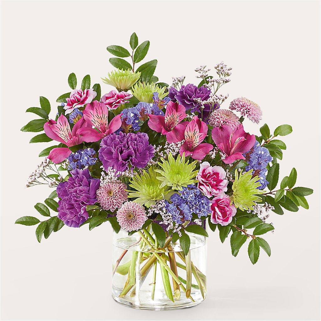Glass Half Full Bouquet –  Abc Florist, Mullens WV